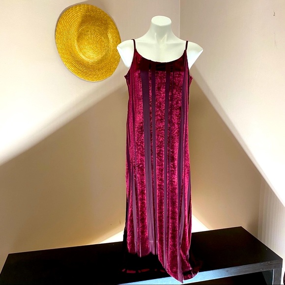 DKNY Velvet Dress Size L - Picture 4 of 4